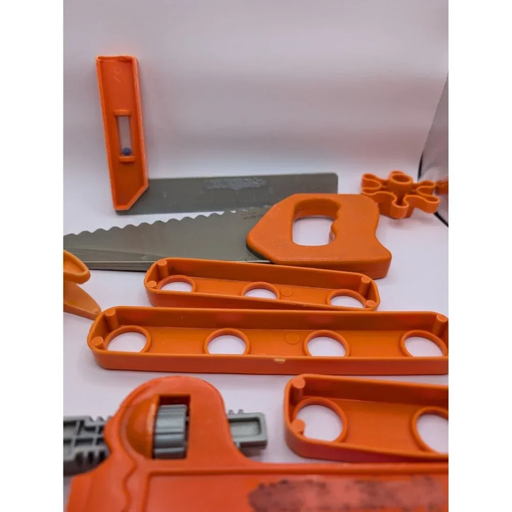 Little Tikes toy hammer orange & assorted pretend play‎ tool bench tools lot 8